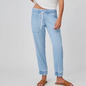Bella dahl ligh wash jean joggers